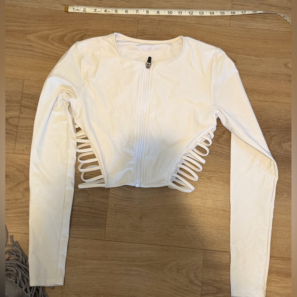 Fabletics White Swim Coverup